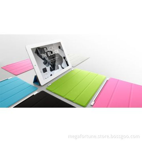 Leather Tablet PC Case for iPad 2, 3 and 4, Smart Cover with 4 Folds, Newest Design